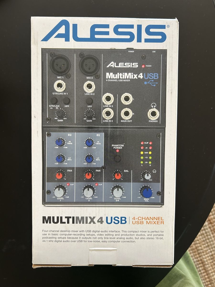 Sistema di controllo: ALESIS MULTIMIX 4 USB FX MIXER/INTERFACE – Usato da Effretikon venduto da sv3nja.r