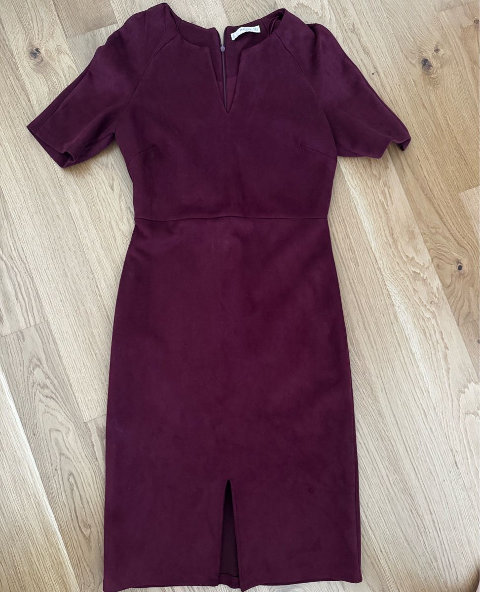 Mango Vestiti: Dunkelbordeaux Mango Kleid – Usato da Zürich venduto da agnieszka_p