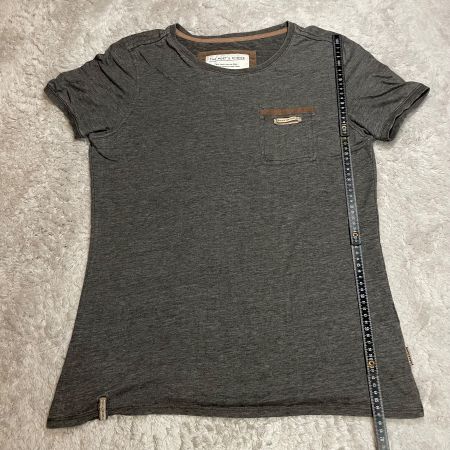 Naketano Herren T-Shirt Grau Gr. M Brusttasche Top Zustand
