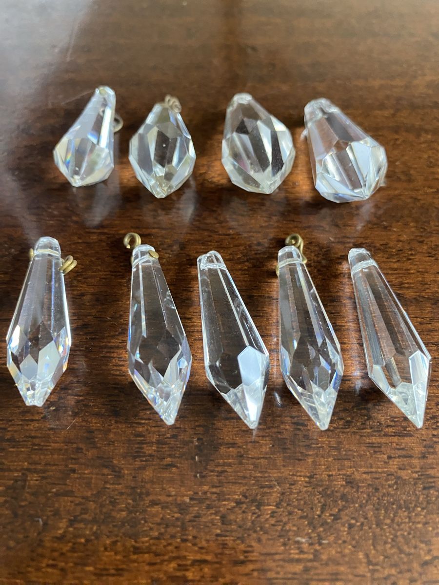 Lampadari & plafoniere: 8 pampilles cristal : dim. diff. – Usato da Genève venduto da Mar7319 1