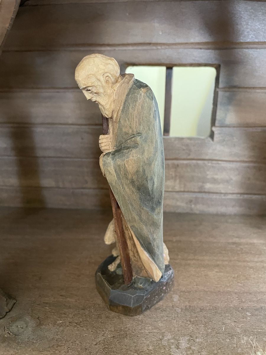 Statuette: Hirte mit Schaf E.Thomann Brienz – Usato da Flawil venduto da Naphtali 2