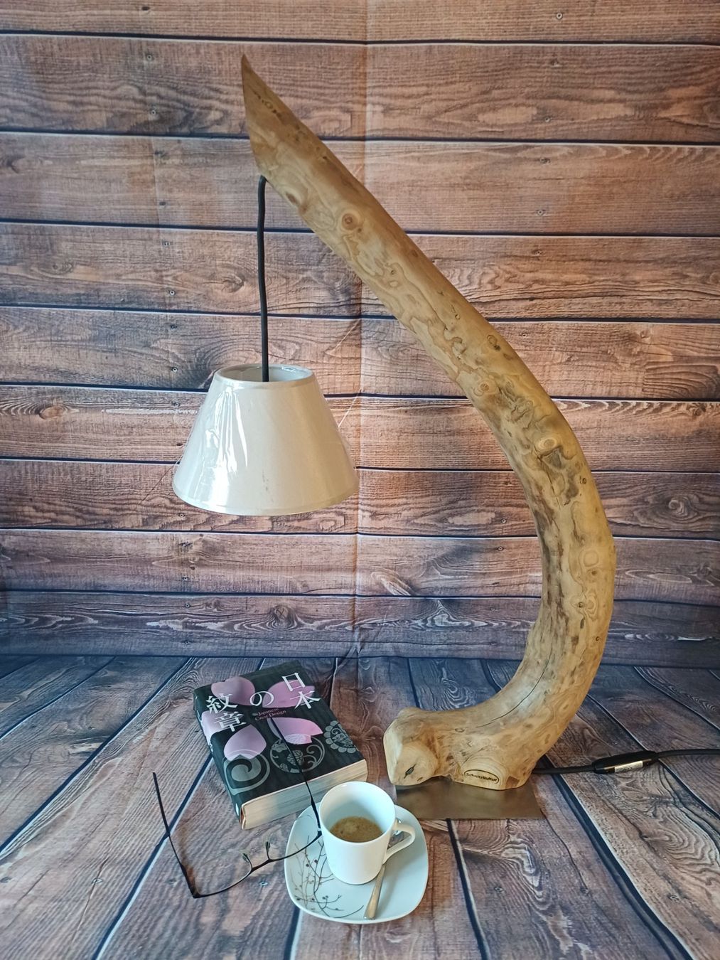 Lampen: Exklusive Wurzel Lampe Stehlampe – Neu (gemäss Beschreibung) aus Domat-ems von Gr8wood 1