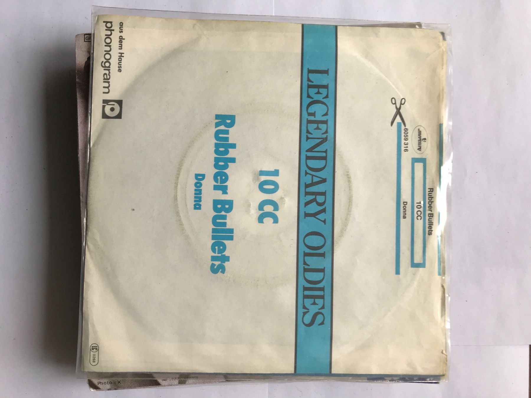 Dischi in vinile: single, 10 cc, „rubber bullets“ – Usato da liestal venduto da makai05 1
