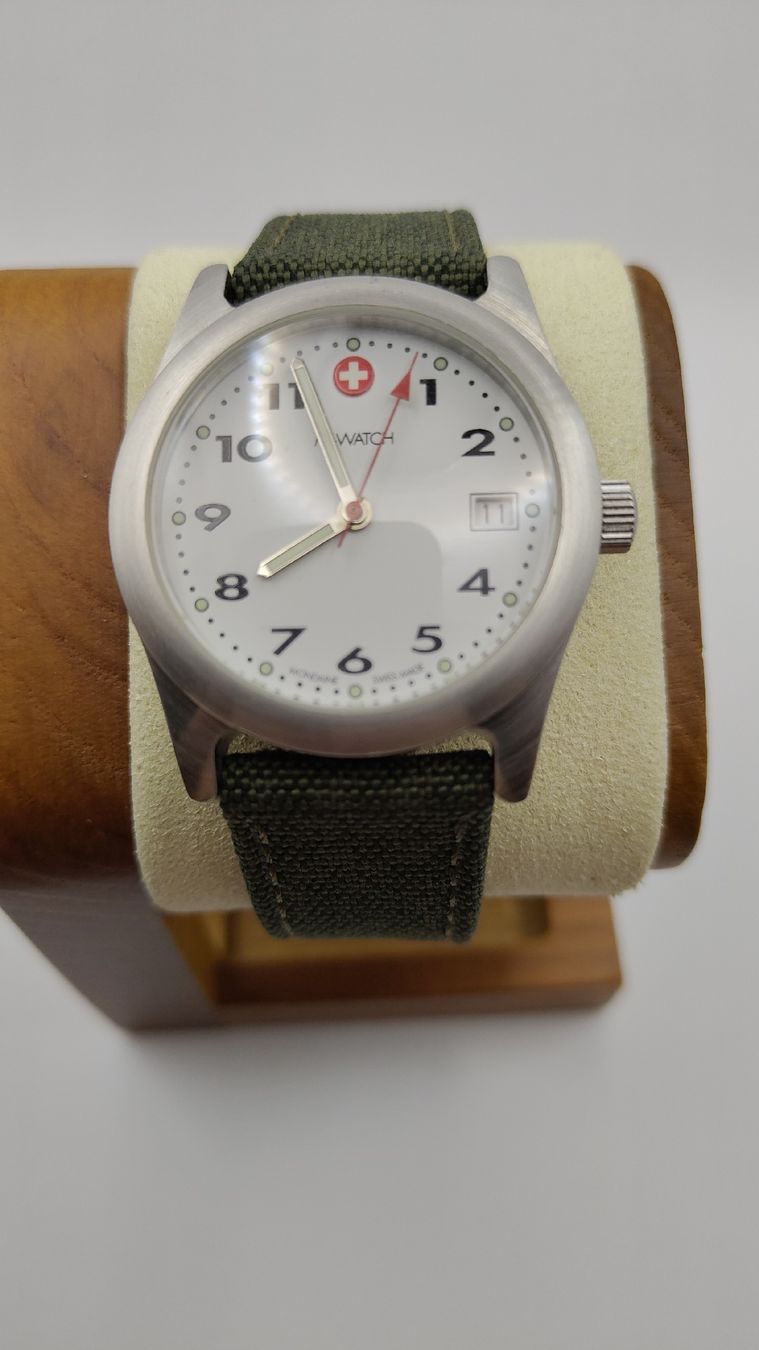M-Watch Orologi: M-Watch, 2000er Design Field Watch – Usato da Ballwil venduto da eldave 5