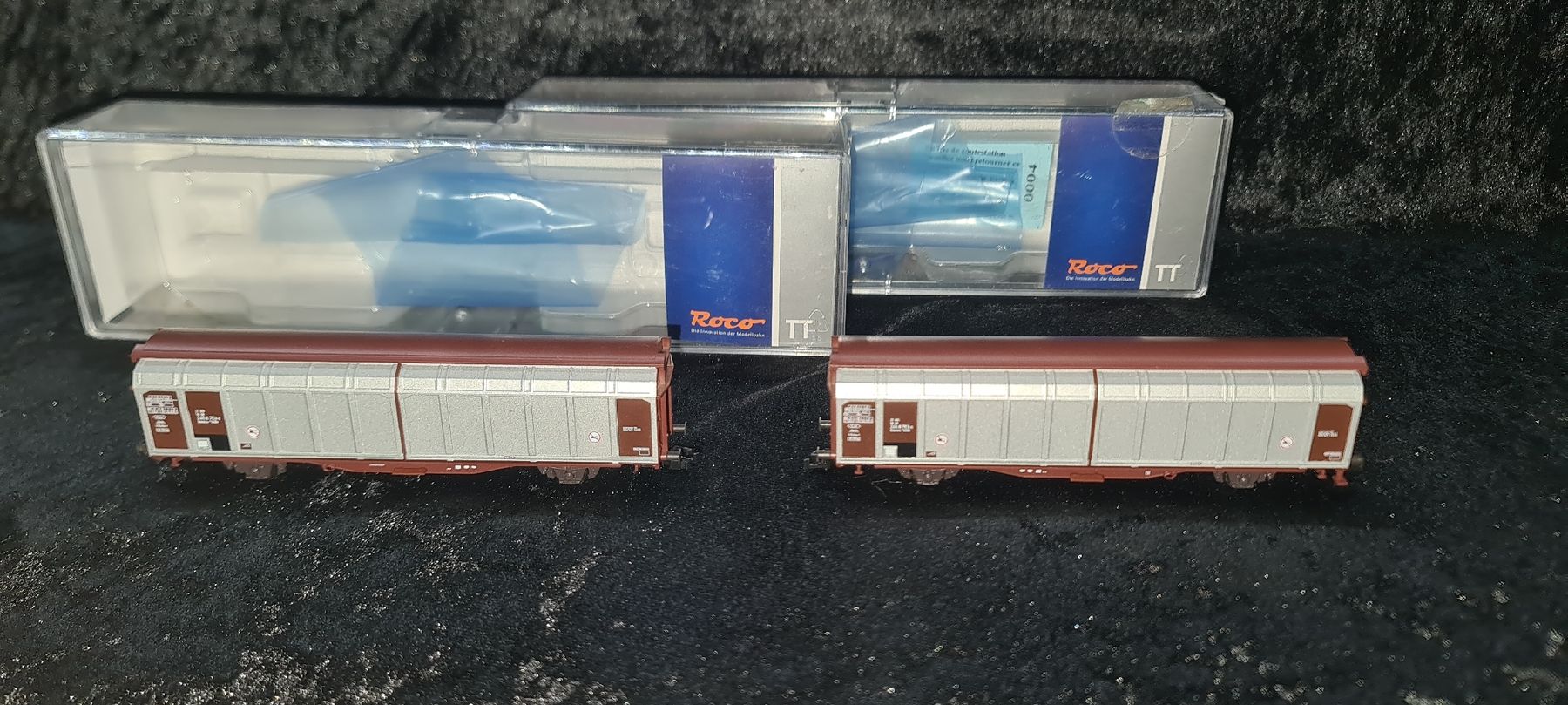 Roco Modellini di ferrovie: 2Stk Roco Schiebewandwagen DR – Usato da Conters venduto da dave_freak 4