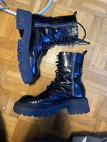 Balenciaga TRAKTOR Bottes en Cuir Noir size 44