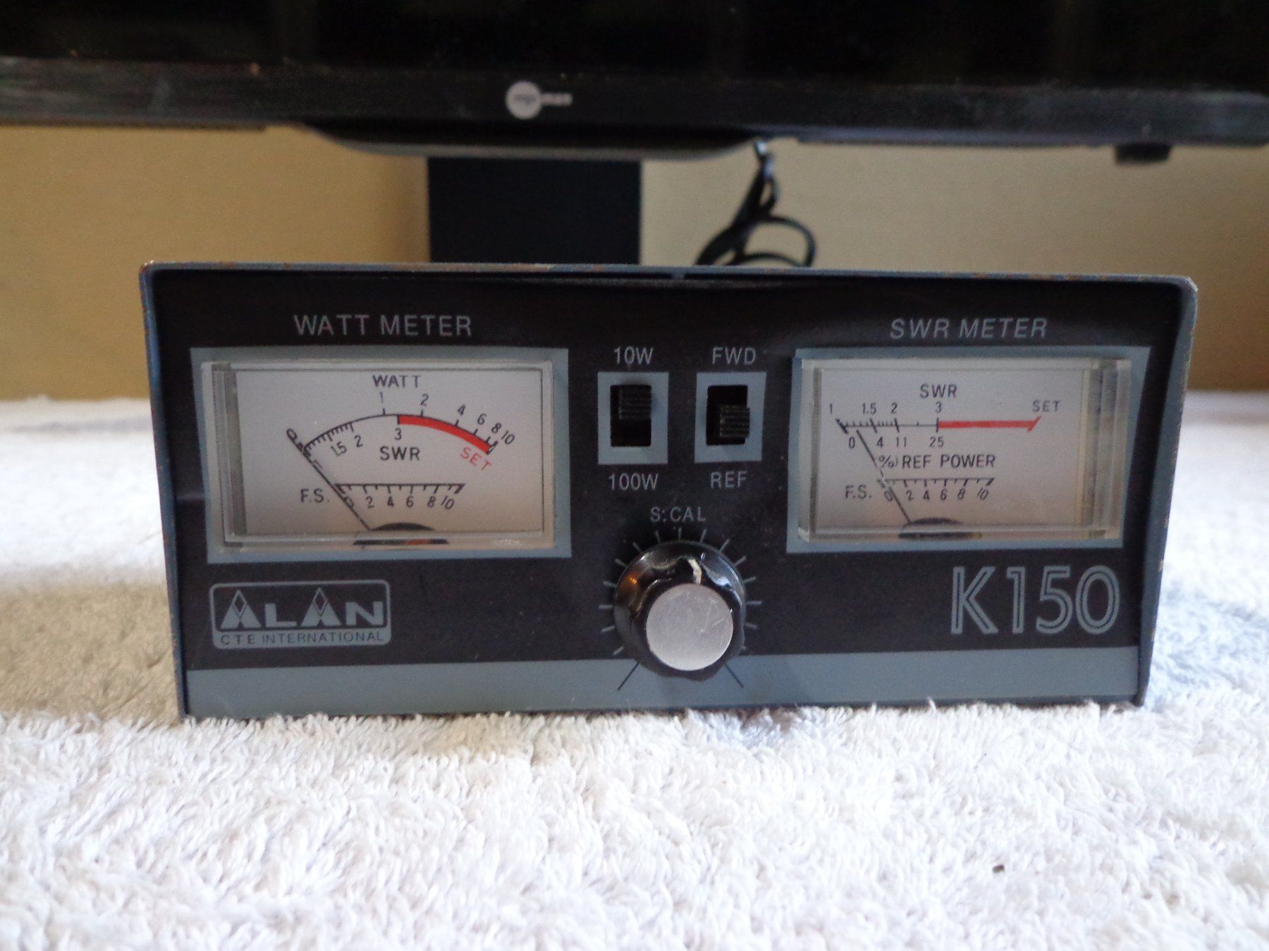 Radiocomunicazione: ALAN K150 Watt Meter SWR Meter gebraucht – Usato da Ligornetto venduto da Faffarel