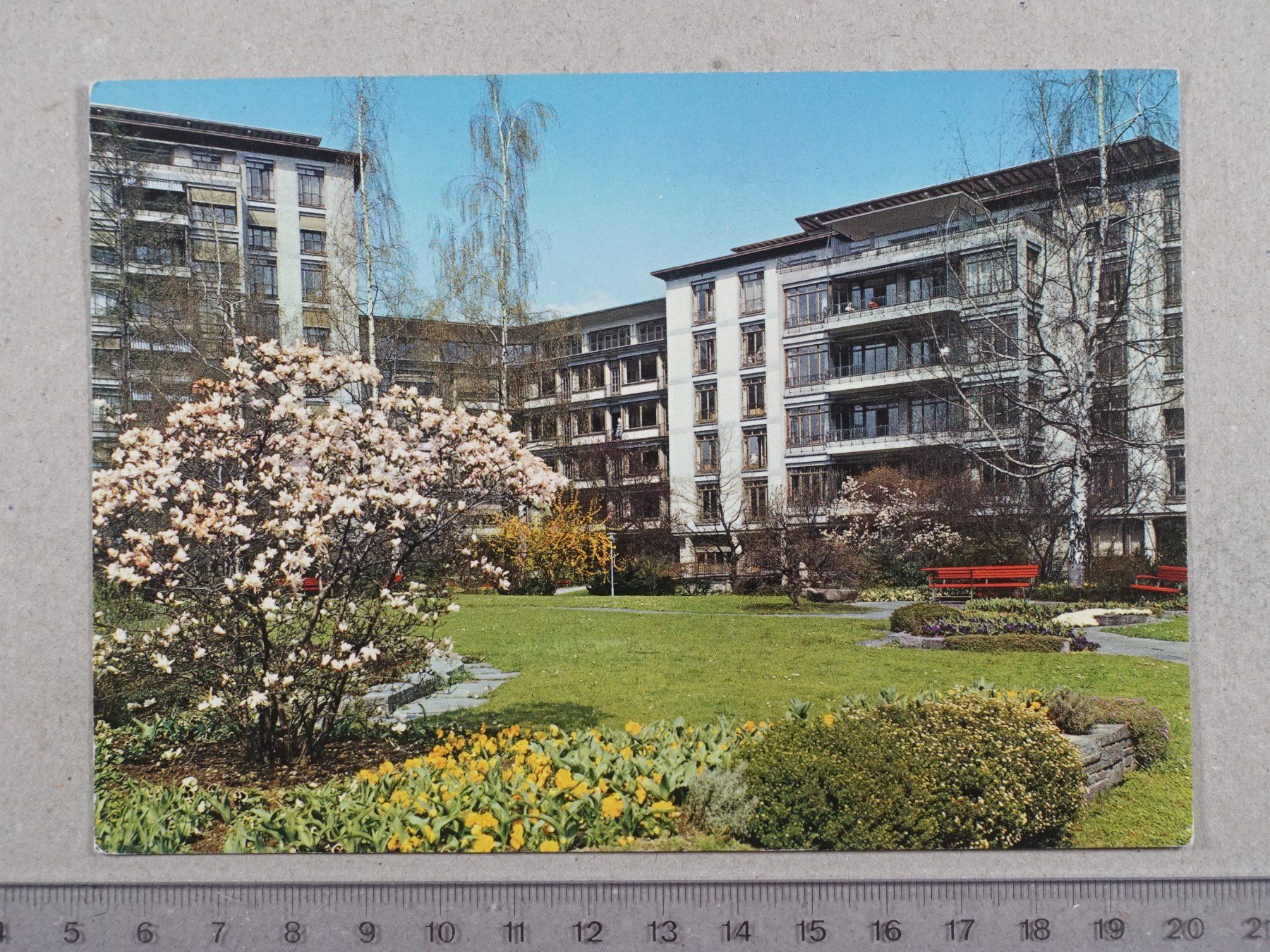 Ansichtskarten: Zürich, Kantonsspital, 1972 – Gebraucht aus Lenzburg von fh1
