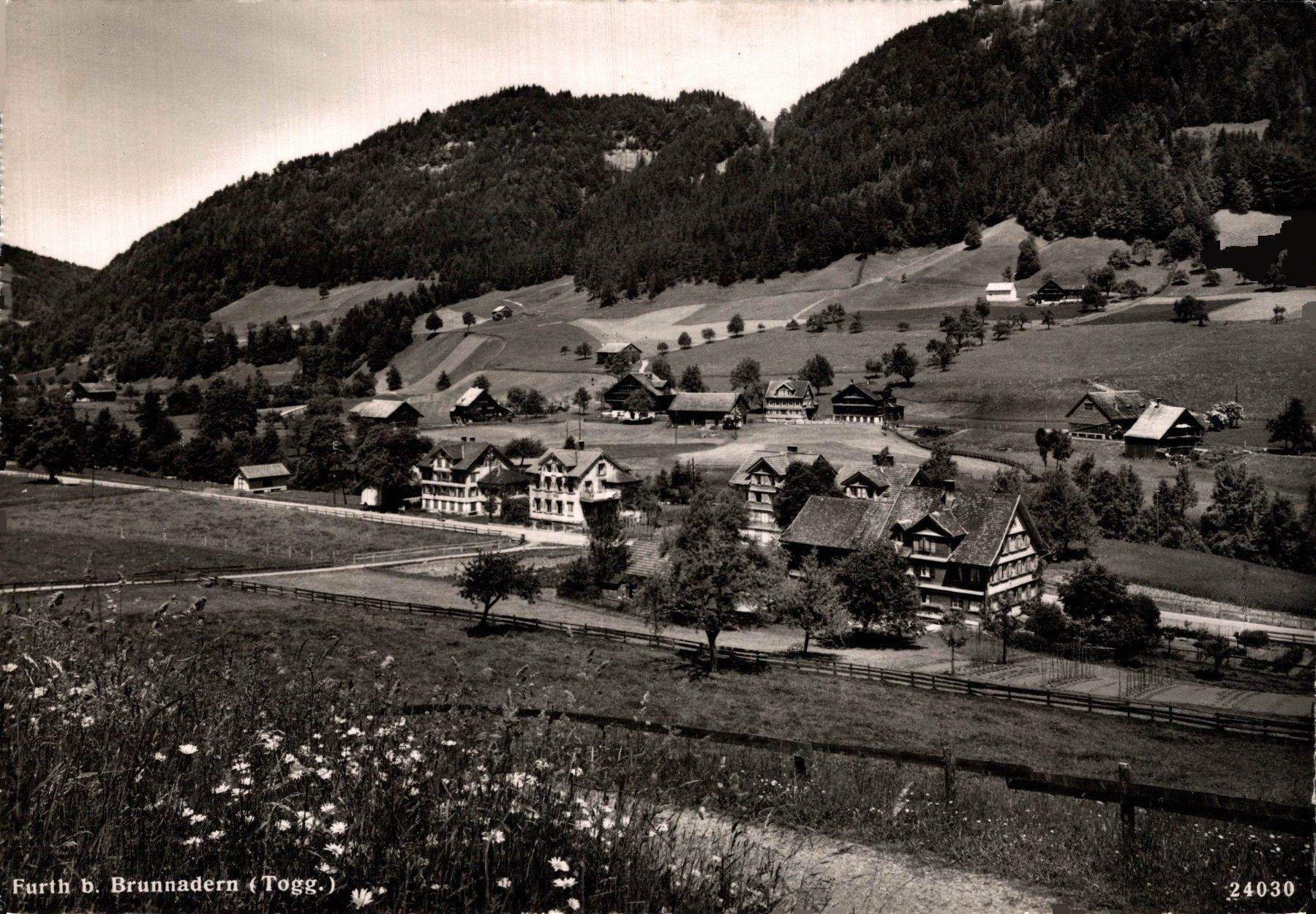 Ansichtskarten: Furth bei Brunnadern (Togg.) – Gebraucht aus Bronschhofen von Astore