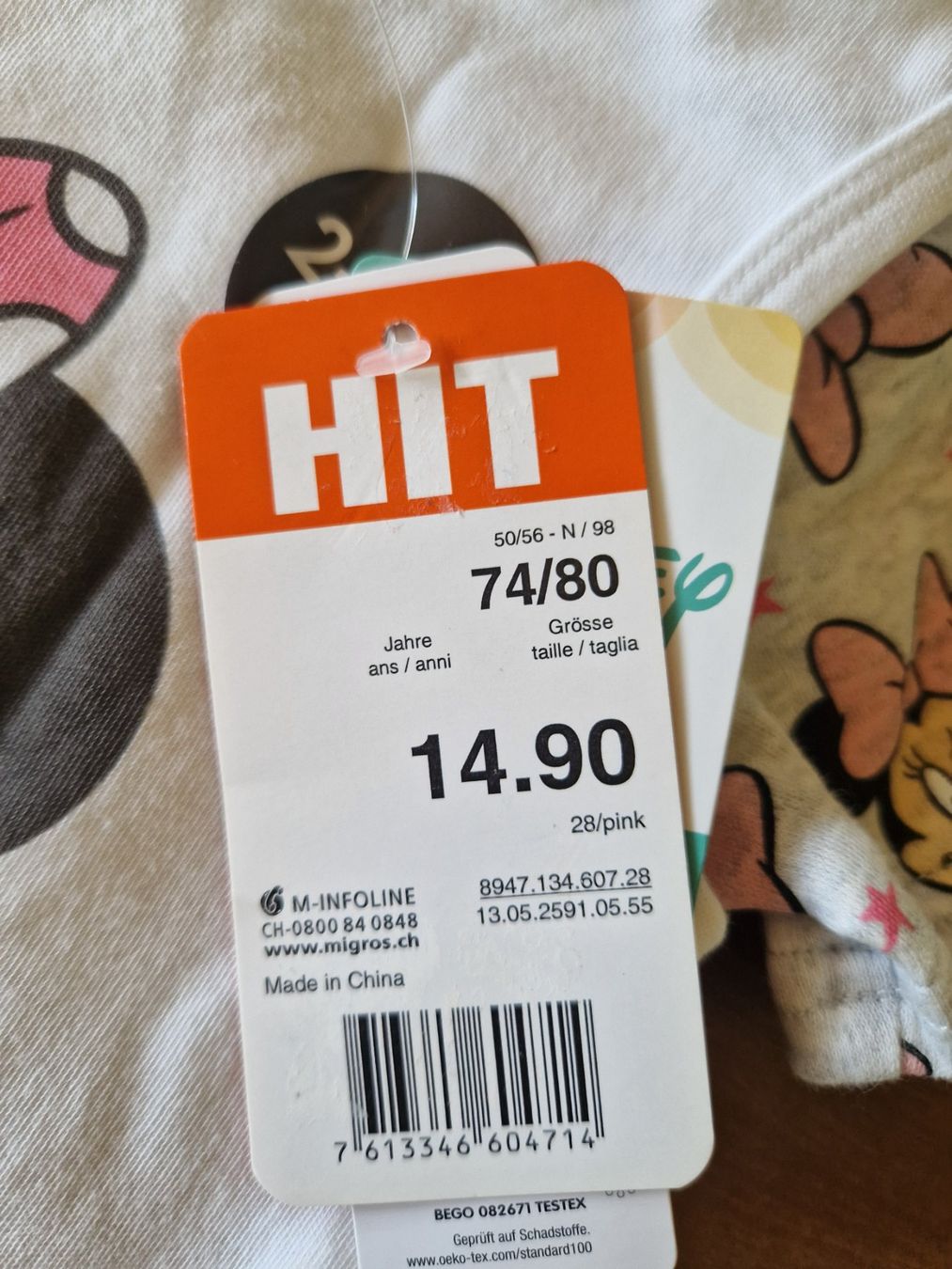 Migros Unterwäsche: NEU 2 Body Minnie Mouse Migros 74/80 – Neu (gemäss Beschreibung) aus Giswil von movo08 2