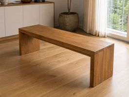 Massivholz Sitzbank – handgefertigt – 150 cm - NEU