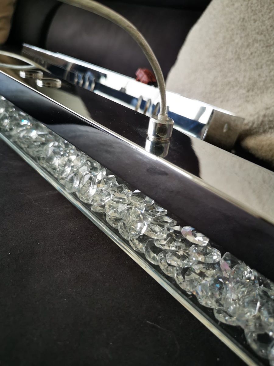 Lampade: Design Kristall LED-Pendelleuchte, länglich, dimmbar – Usato da Kräiligen venduto da pet_9kmd 6