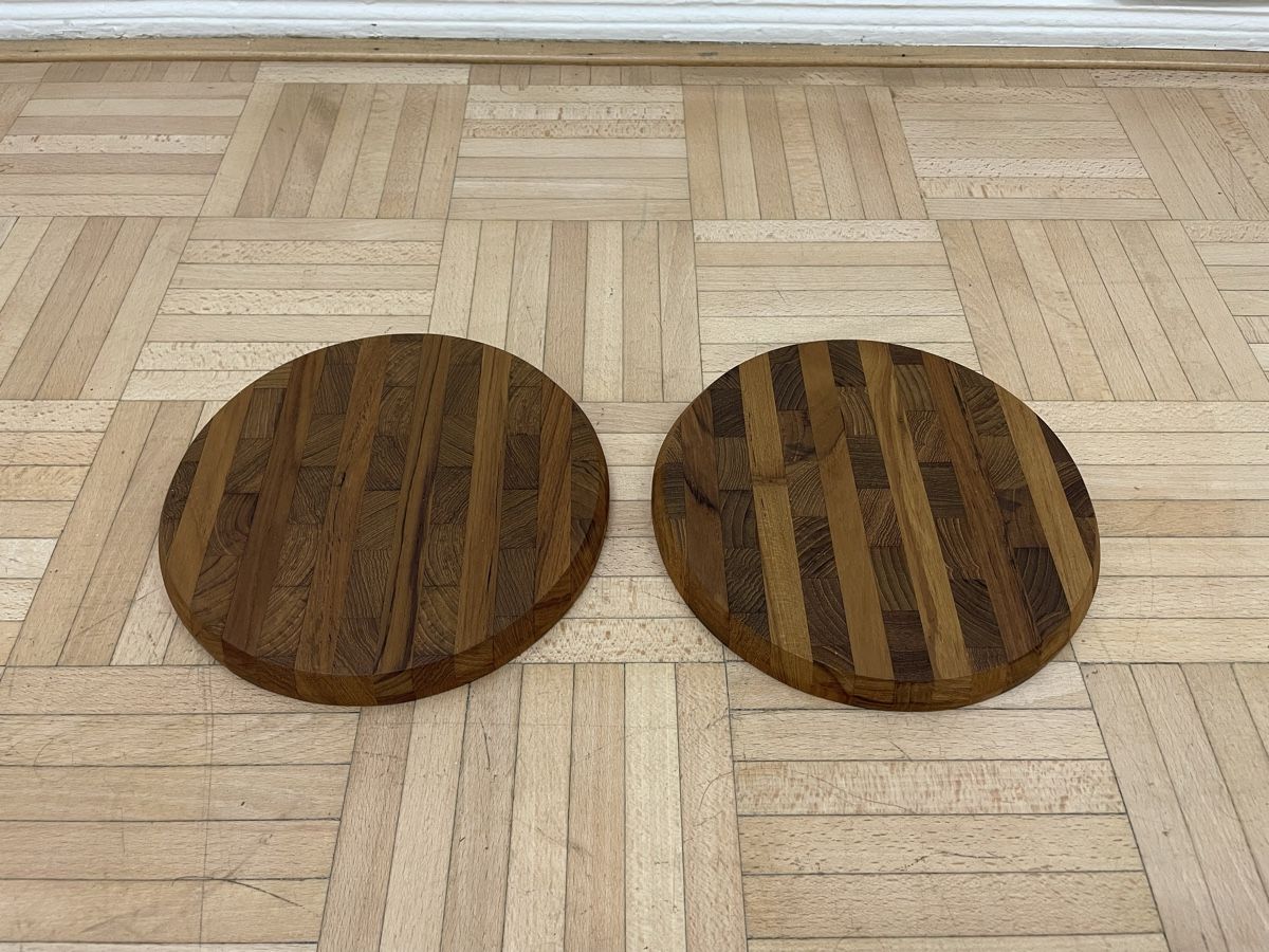 Piatti: 2x vintage Teak Schale mit Fächern Holzschale Teakschale – Usato da Zürich venduto da Vintagewiesel 4