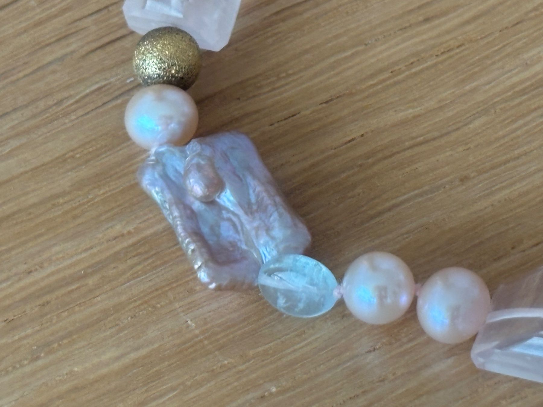 Perle (finte): Luxus Elegante Multicolore Kette Echte Perlen – Usato da Biel-Bienne venduto da Roserosse13 6