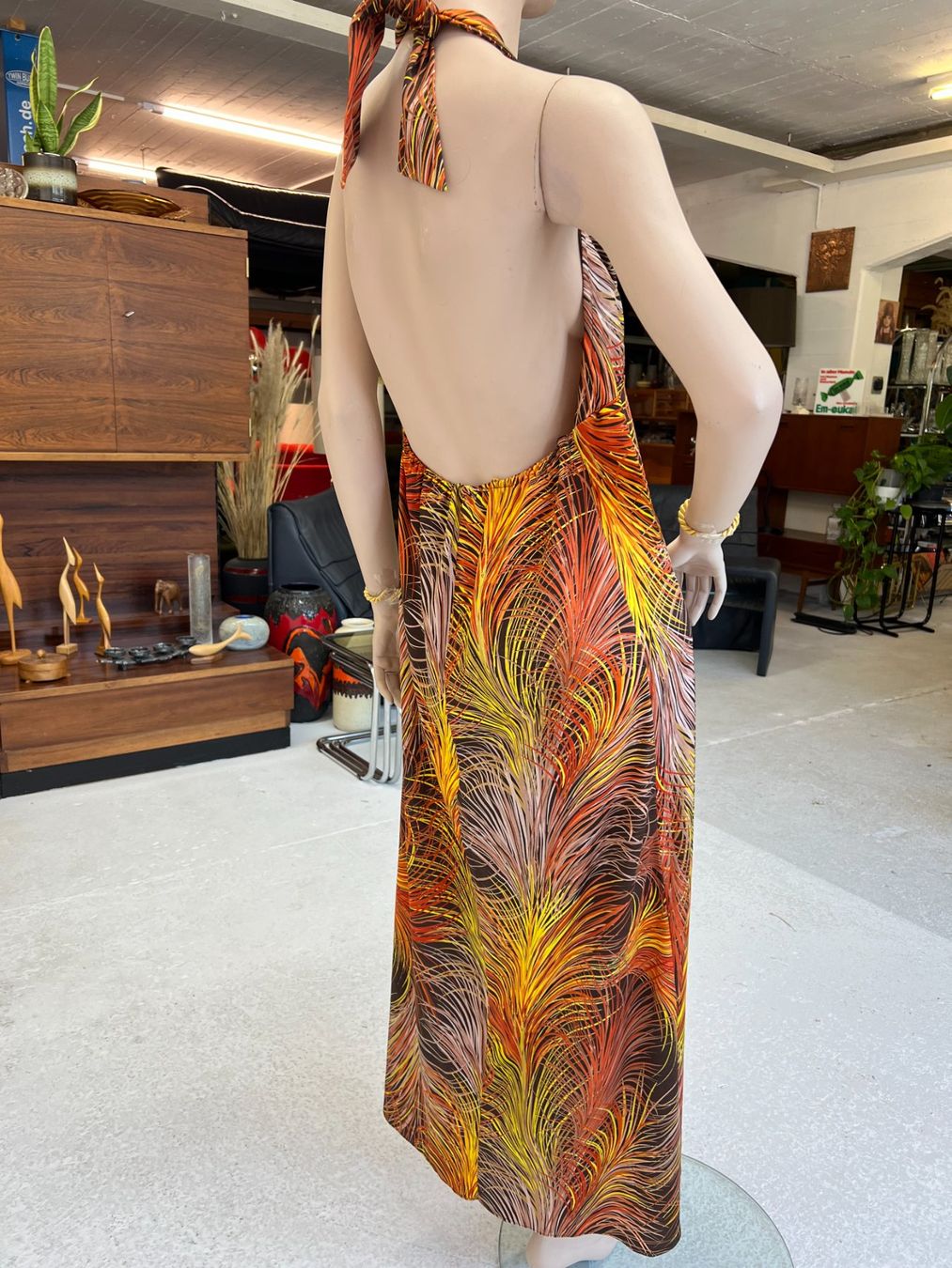 Vestiti: Vintage 70er Jahre Kleid – Usato da Walzenhausen venduto da stilvollwohnen 6