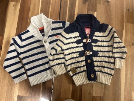 Kinder Strickjacken Set Gr. 80+86 für den Herbst!