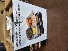 Raclette-Grill Cube Stone 600W wie neu in OVP