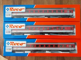 Roco 3 x 45258 - DB IC Personenwagenset H0 GS OVP NEU