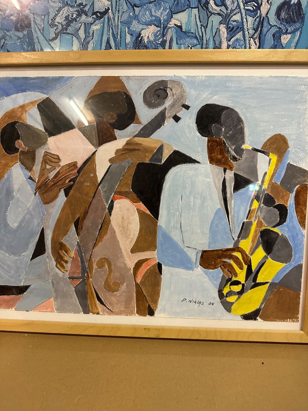 Gemälde: Tableau Jazz Abstrait, signé P. Niklas, année 2006. – Gebraucht aus Lausanne von artnouveau04 1
