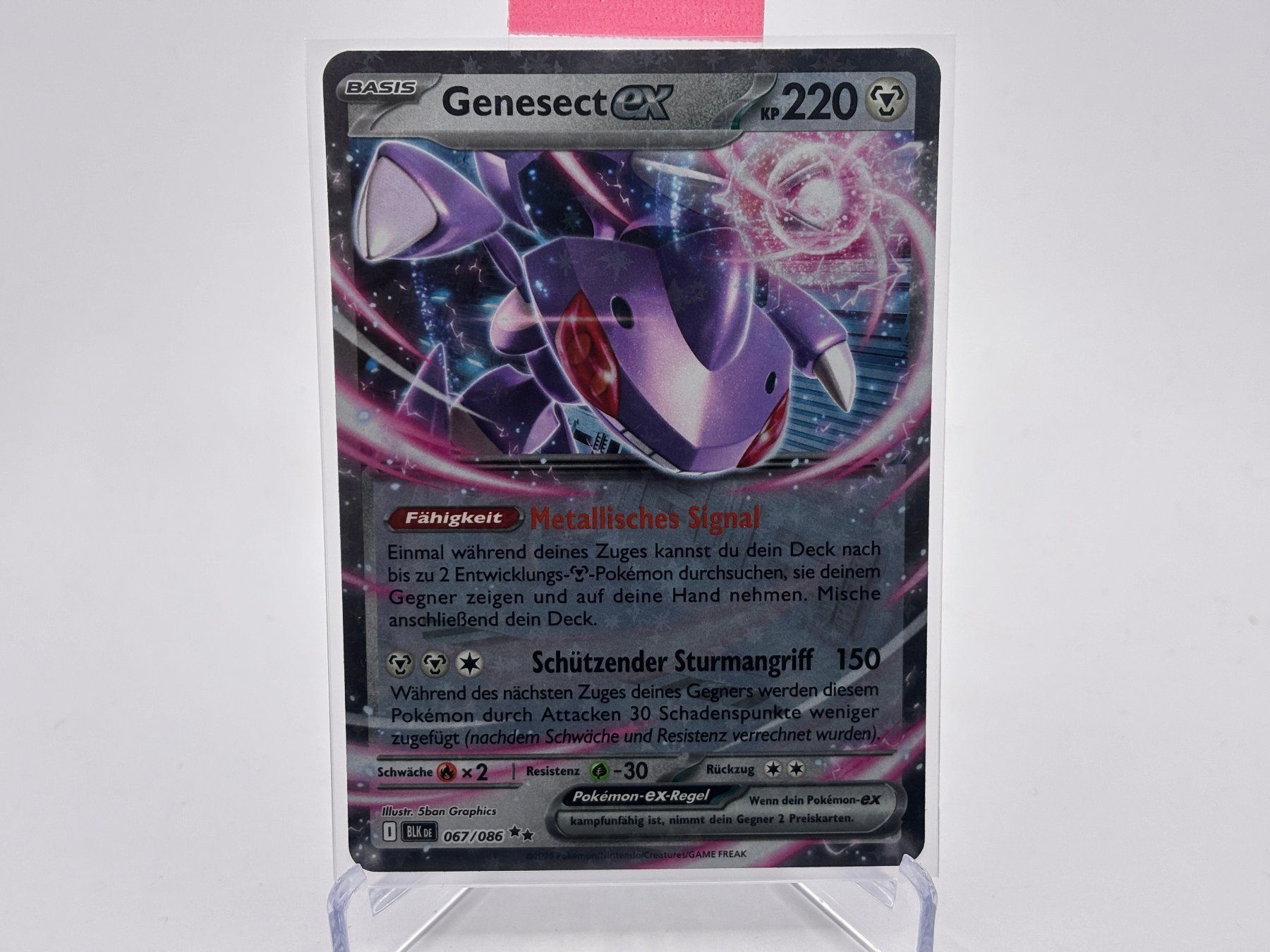 Pokémon Carte collezionabili: Schwarze Blitze - Genesect ex (BLK 67) - DE – Nuovo (secondo la descrizione) da Allschwil venduto da Bullach