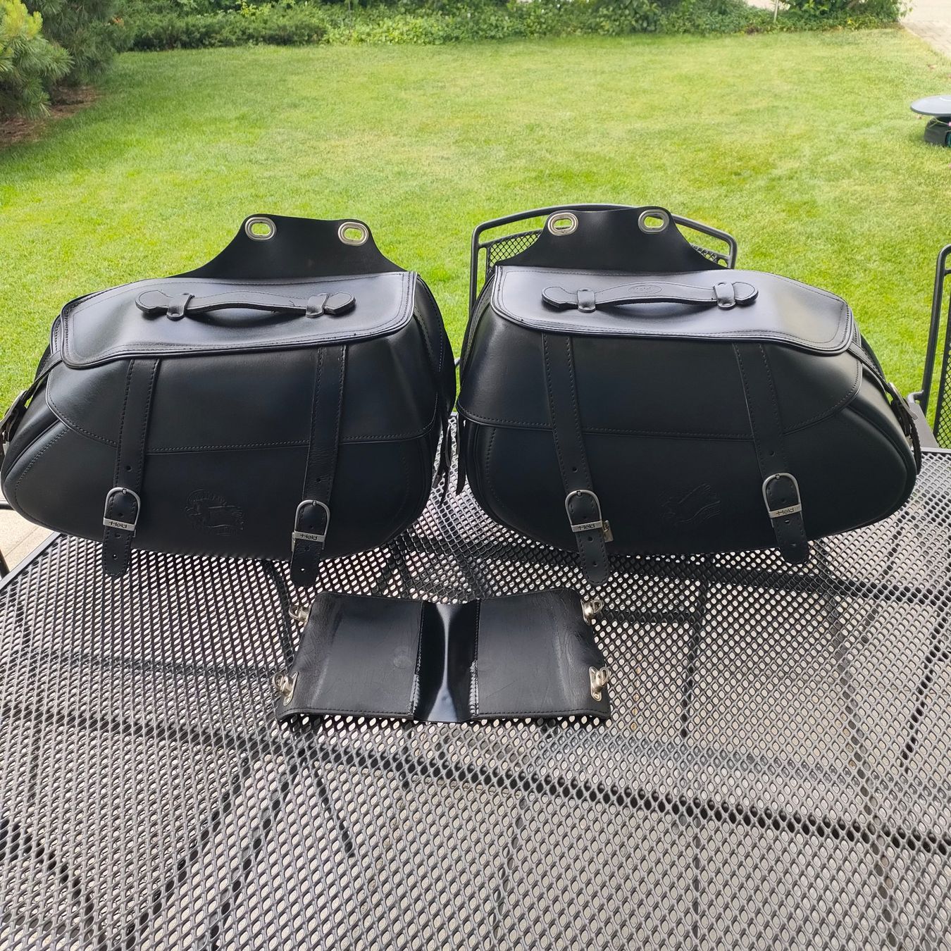 Borse: Leder Satteltaschen Paar Motorrad – Usato da Rümlang venduto da Rogers8