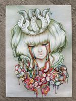 AK mit Kunst von Camilla d' Errico