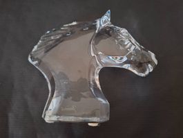 1 sculpture en cristal de Baccarat France presse papier