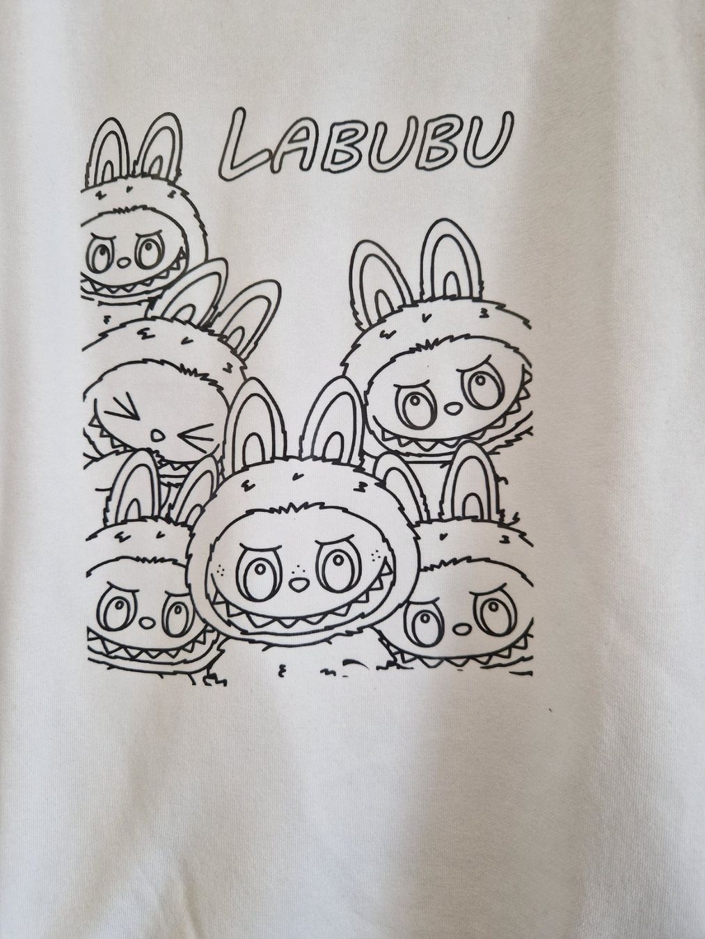 Maglioni & Felpe: Sweat BLANC applique Labubu Taille L – Nuovo e nell'imballaggio originale da St-Imier venduto da goodber 1