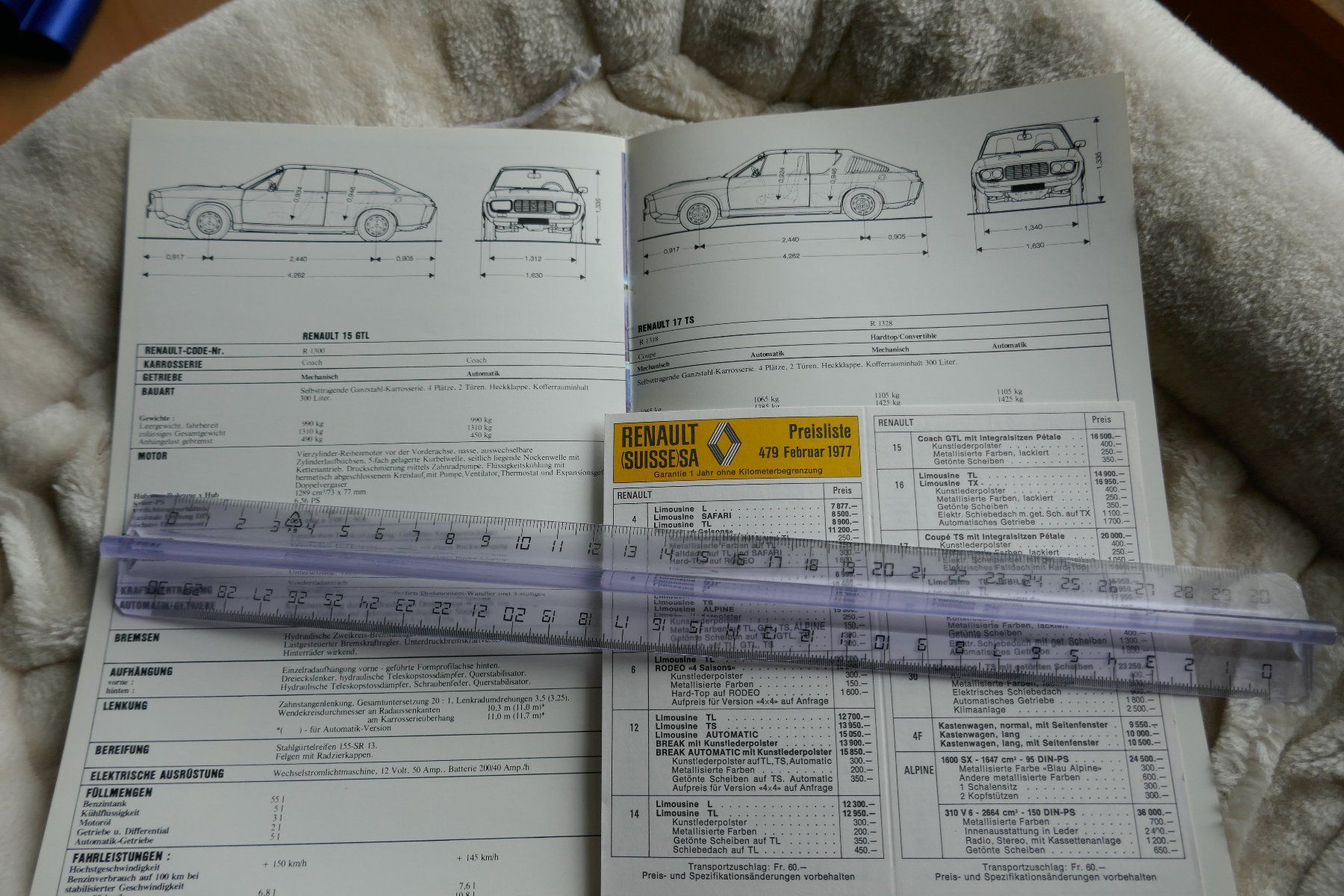 Renault Documenti: RENAULT  15,  17   Originalprospekt – Nuovo (secondo la descrizione) da Madiswil venduto da ML911 6