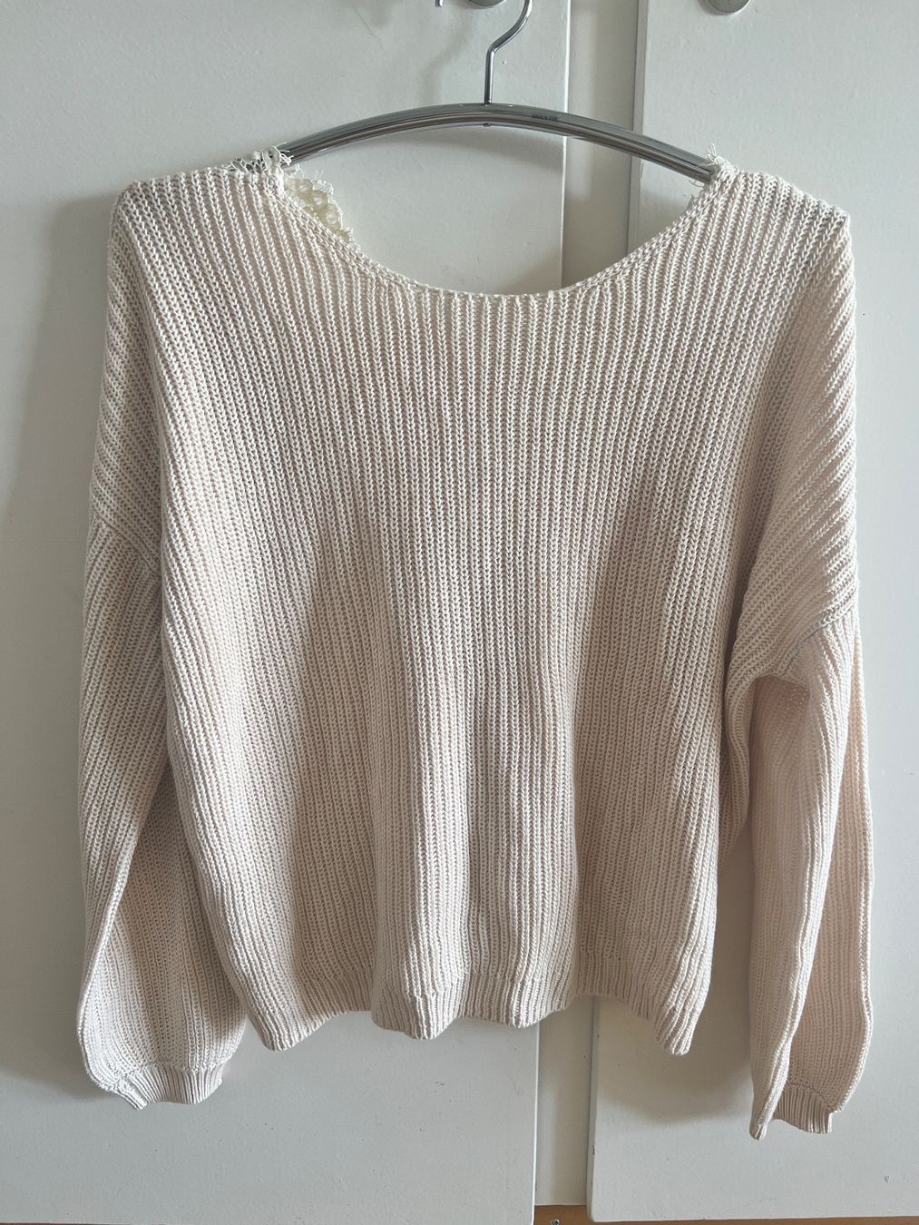 Only Pulls & Sweat-shirts: Only Strick Pullover mit Spitze / Größe L – Neuf (Voir description) à Effretikon par YaMn