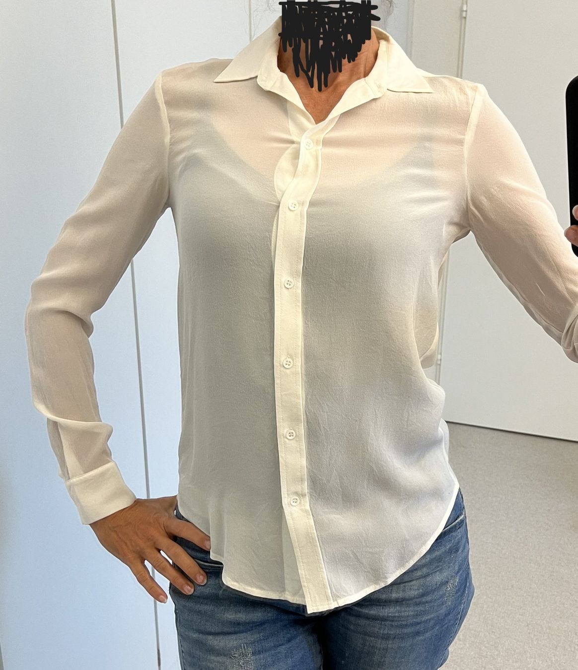 Zara Camicette: Bluse Gr. S, roh weiss – Usato da Affoltern am Albis venduto da Blackrhythm
