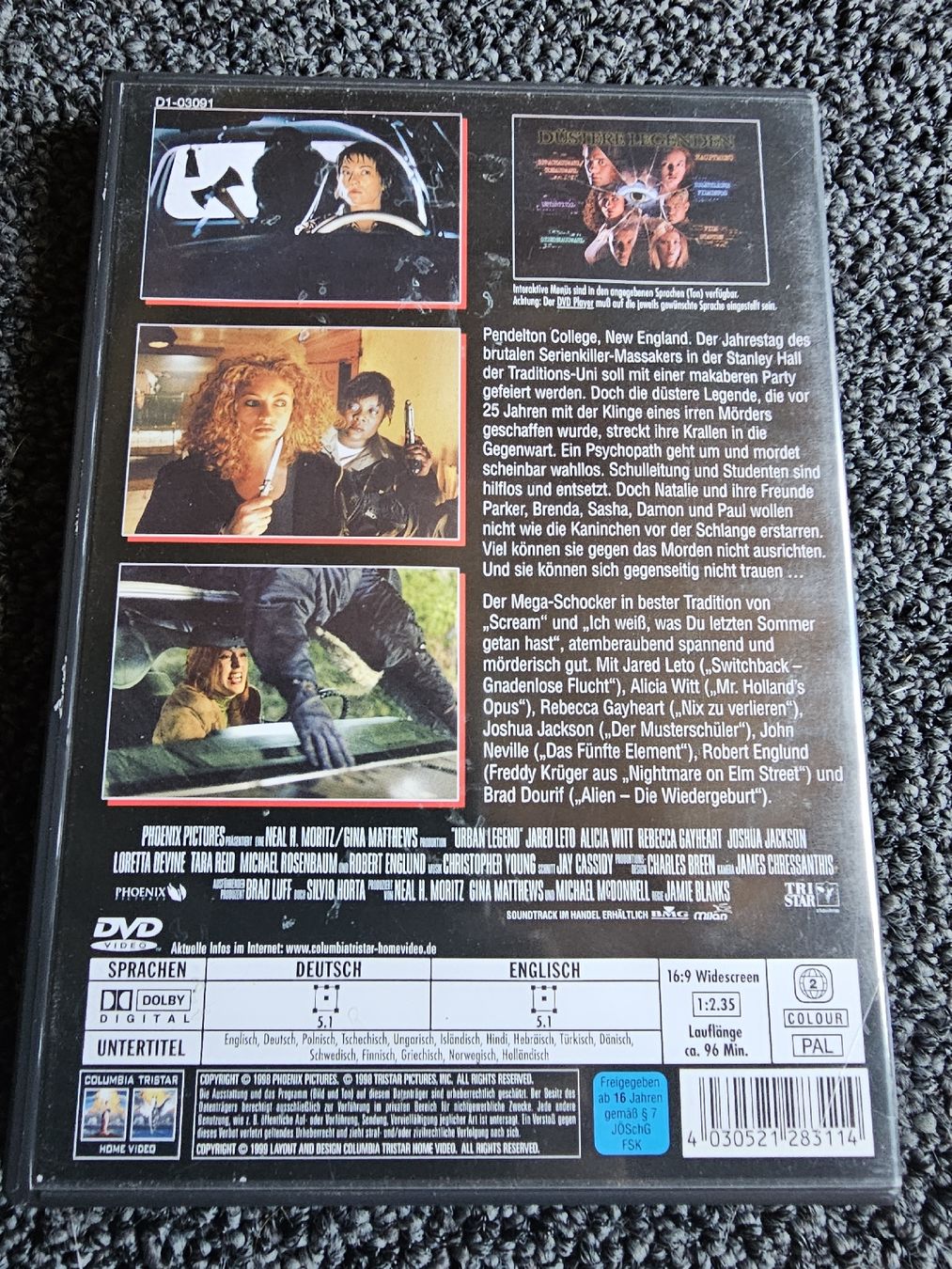 Tutti i DVDs: DVD Düstere Legenden(21325) – Usato da Ruswil venduto da jan_bxl5 1