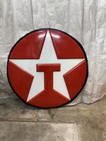 Texaco Leuchtreklamen Tafel USA