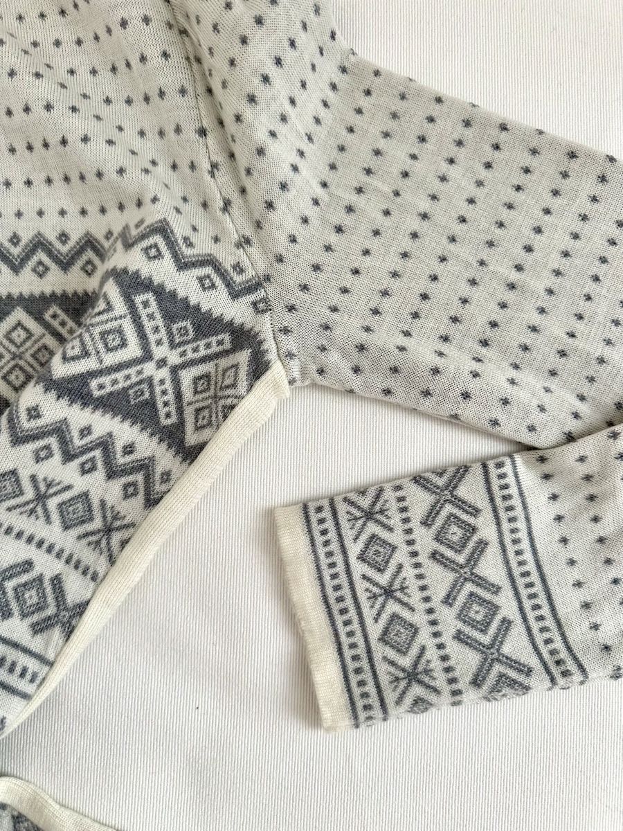 Maglioni & Felpe: Winter Pullover, 100% Merino, Grau/Weiss, Gr. S Top! – Nuovo (secondo la descrizione) da Zollikon venduto da _M65_ 3