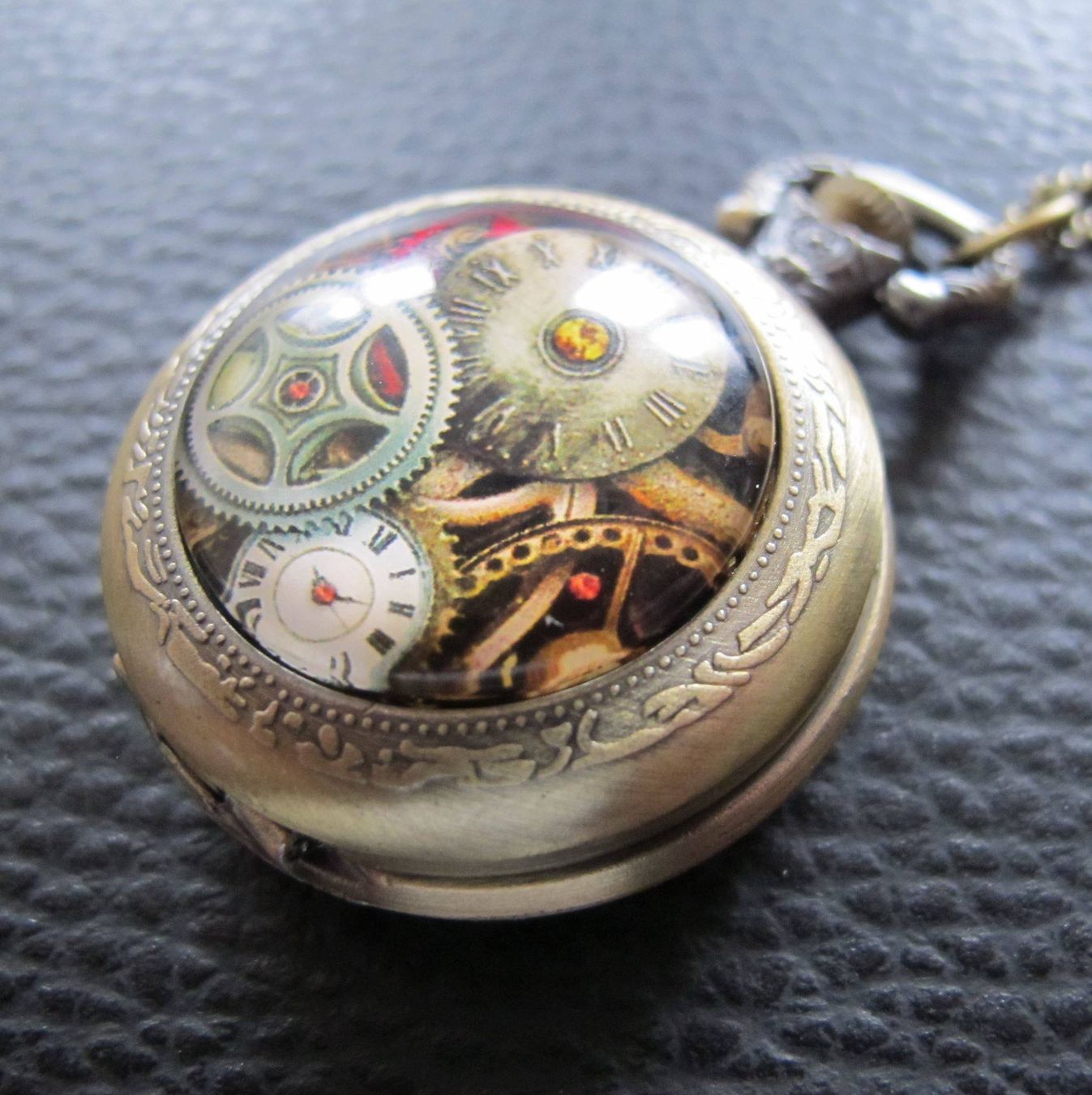 Altri gioielli: Umhänge-Uhr / Umhängeuhr Steampunk – Nuovo (secondo la descrizione) da Schwanden GL venduto da UHRKNALL 1