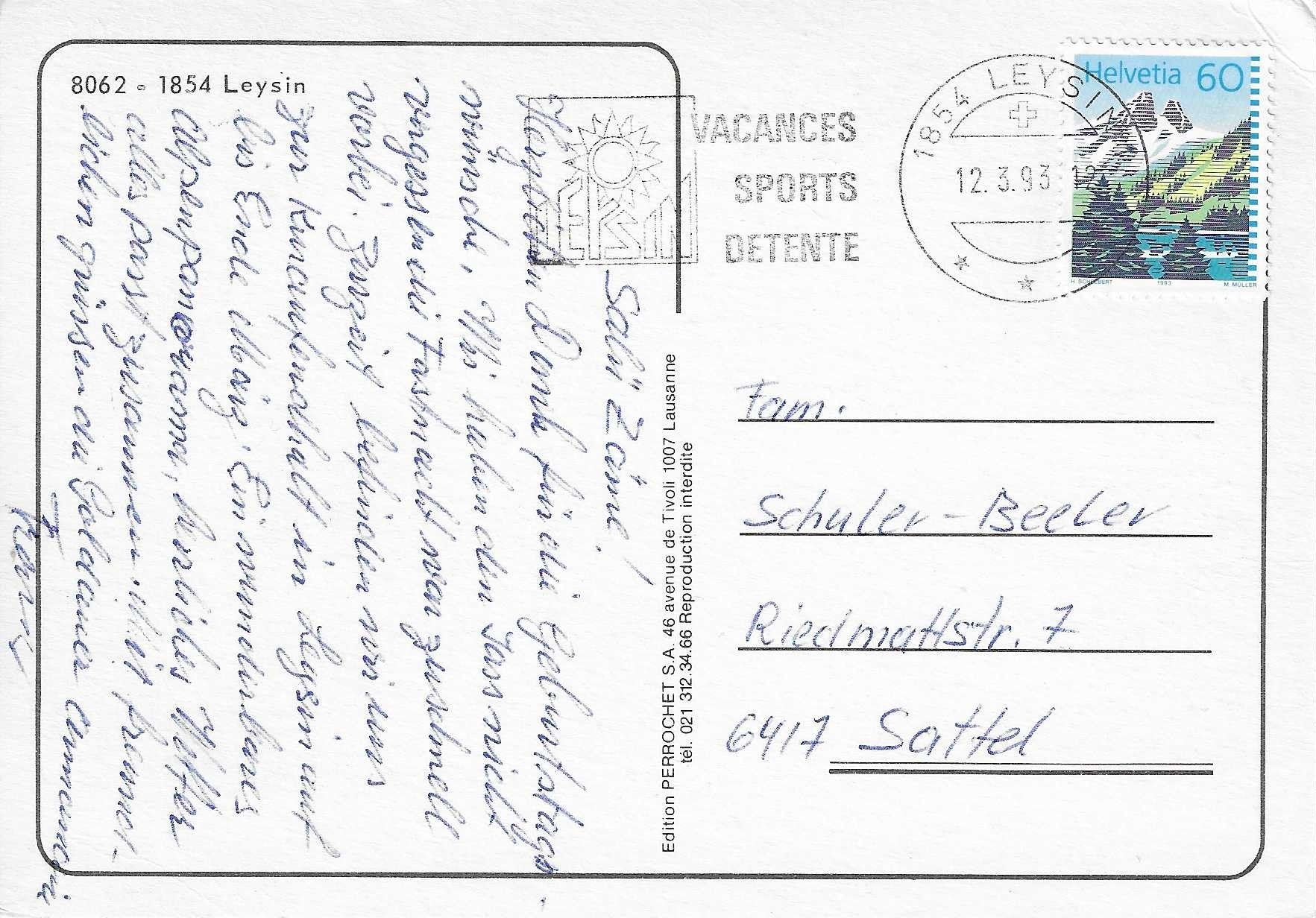Cartes postales: Leysin VD – Neuf (Voir description) à Rothrist par Stranglehold 1