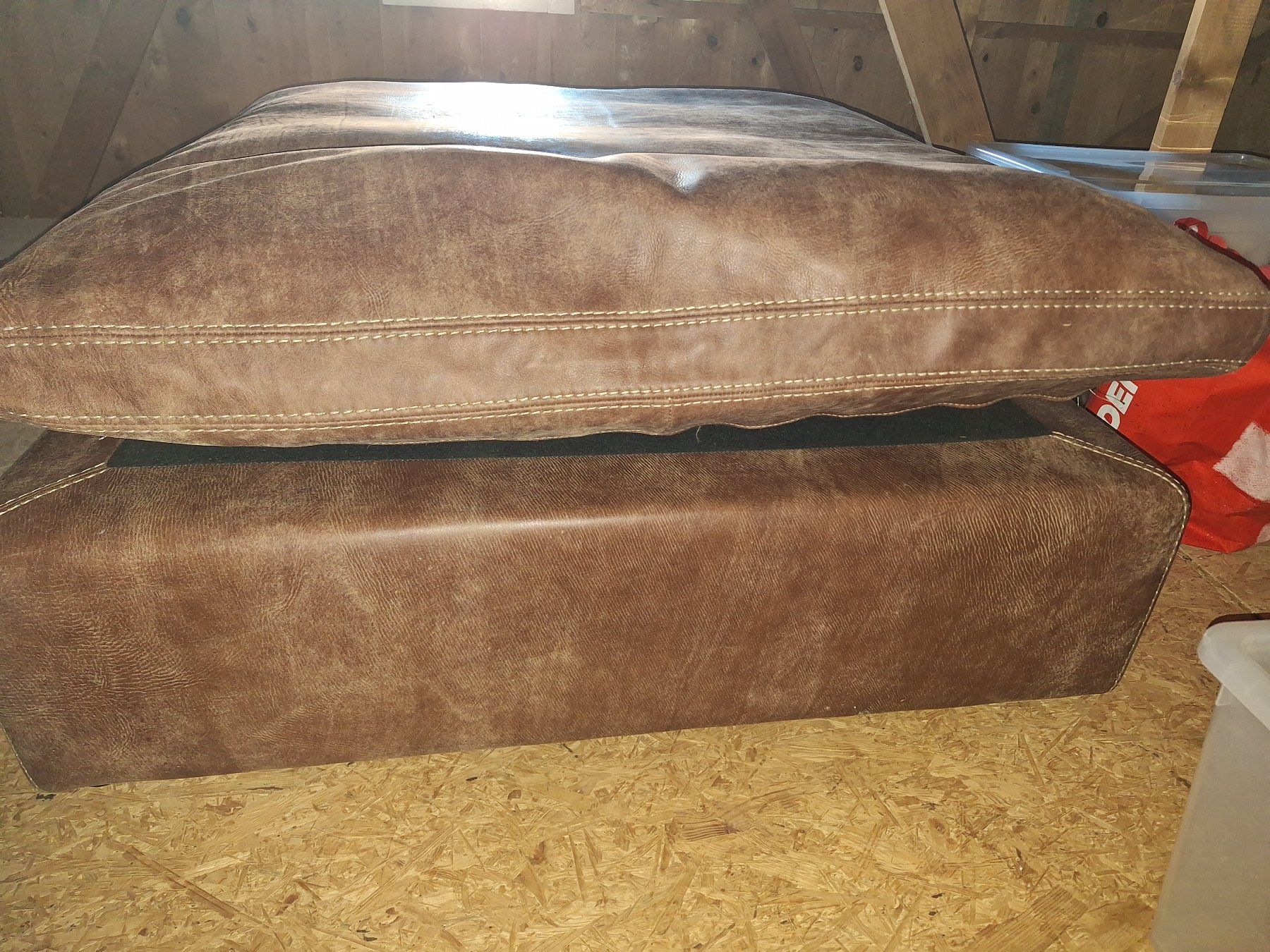 Divani: Ital. Leder Sofa Sitz – Usato da Schalunen venduto da Pierinoll 3