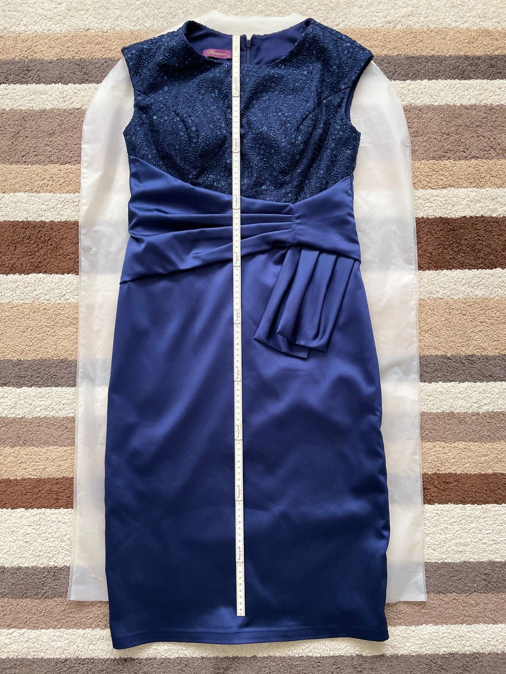 Vestiti: Cocktail Kleid mit Spitze, dunkelblau Gr. 38 – Usato da Birsfelden venduto da Nic21 7