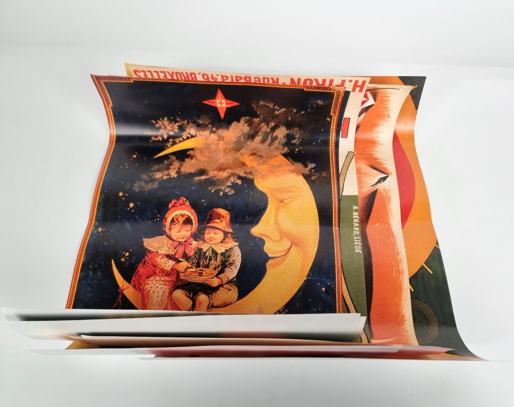 Posters & Illustrations: Werbeplakate mit antiken Designe 6 Stk. – D'occasion à Urtenen-Schönbühl par Restwert_Schoenbuehl 6