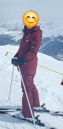 Dope Snow Skianzug Set Bordeaux Grösse S gut erhalten