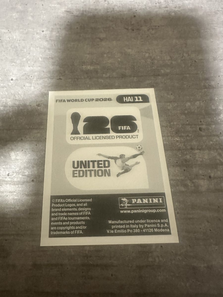 Panini Carte collezionabili: HAI 11 , FIFA WORLD CUP 2026 PANINI  – Nuovo (secondo la descrizione) da Frauenfeld venduto da 1PegPeg1 1