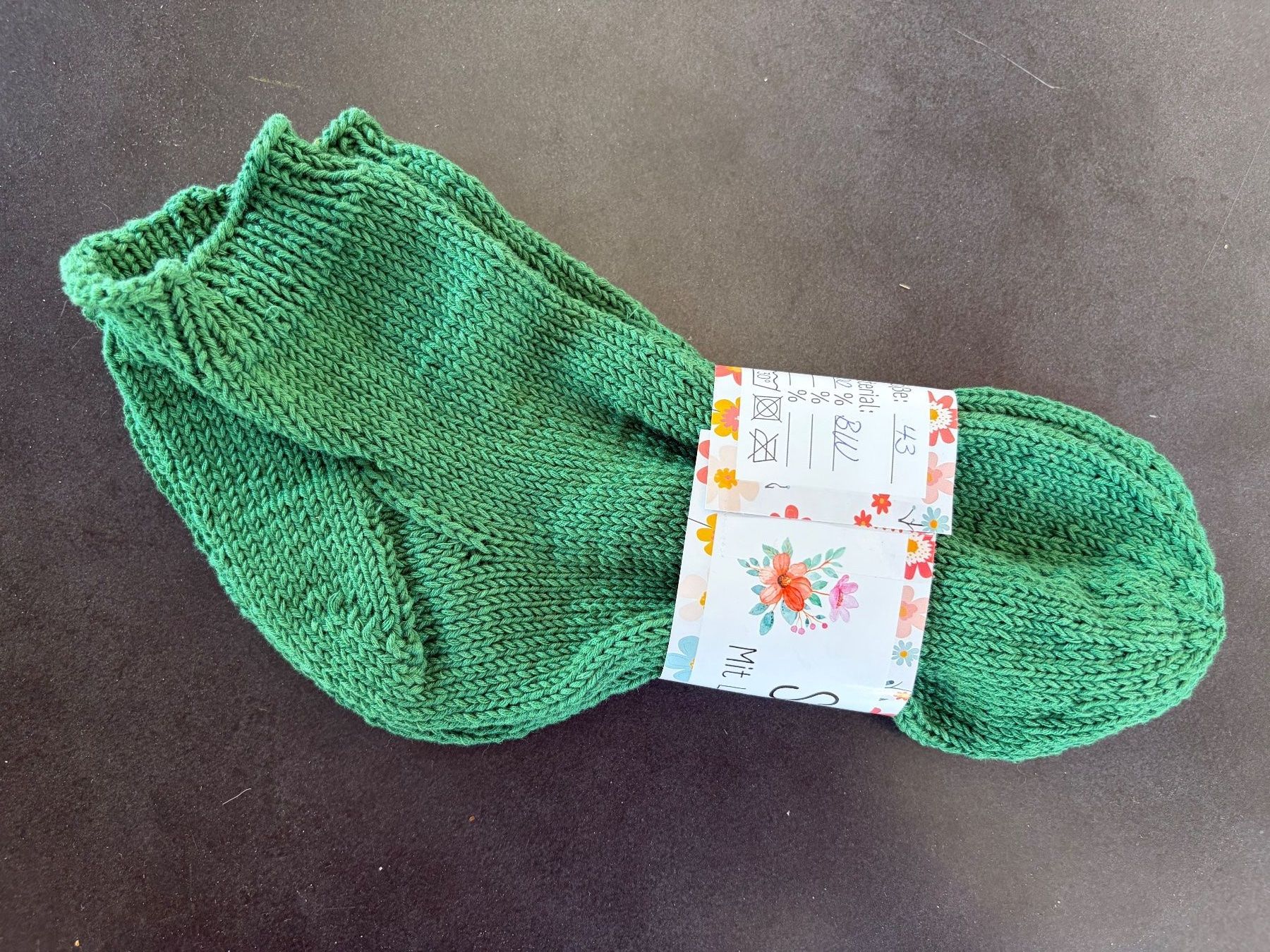 Calze: selbst gestrickte Socken – Nuovo (secondo la descrizione) da Obergösgen venduto da Andre118 1
