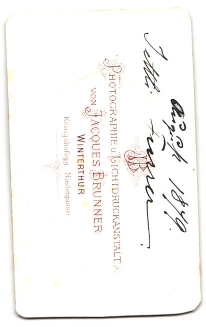 Fotografie &  Plakate: Fotografie Jacques Brunner, Winterthur,  – Gebraucht aus Berlin von bartko-reher 1