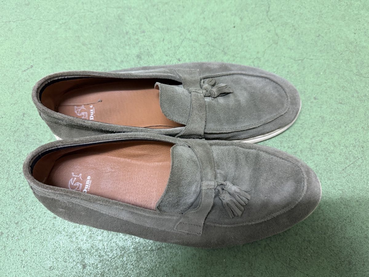 Dune London Scarpe da uomo: DUNE Graue Wildleder Loafers, Grösse 43 – Usato da Jona venduto da Good_luck_ 3