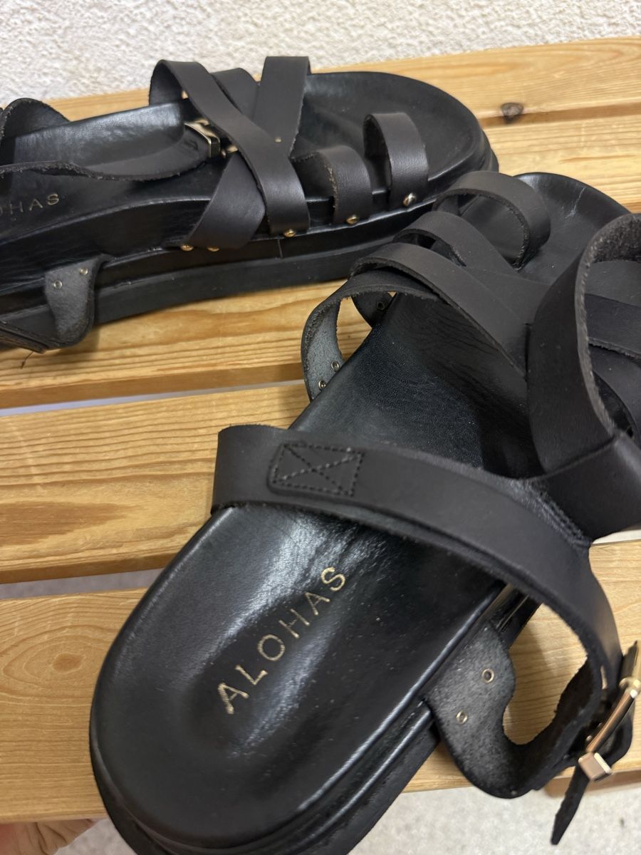 Scarpe da donna: ALOHAS SANDALS BLACK – Usato da Biel/Bienne venduto da lichterhoh 3