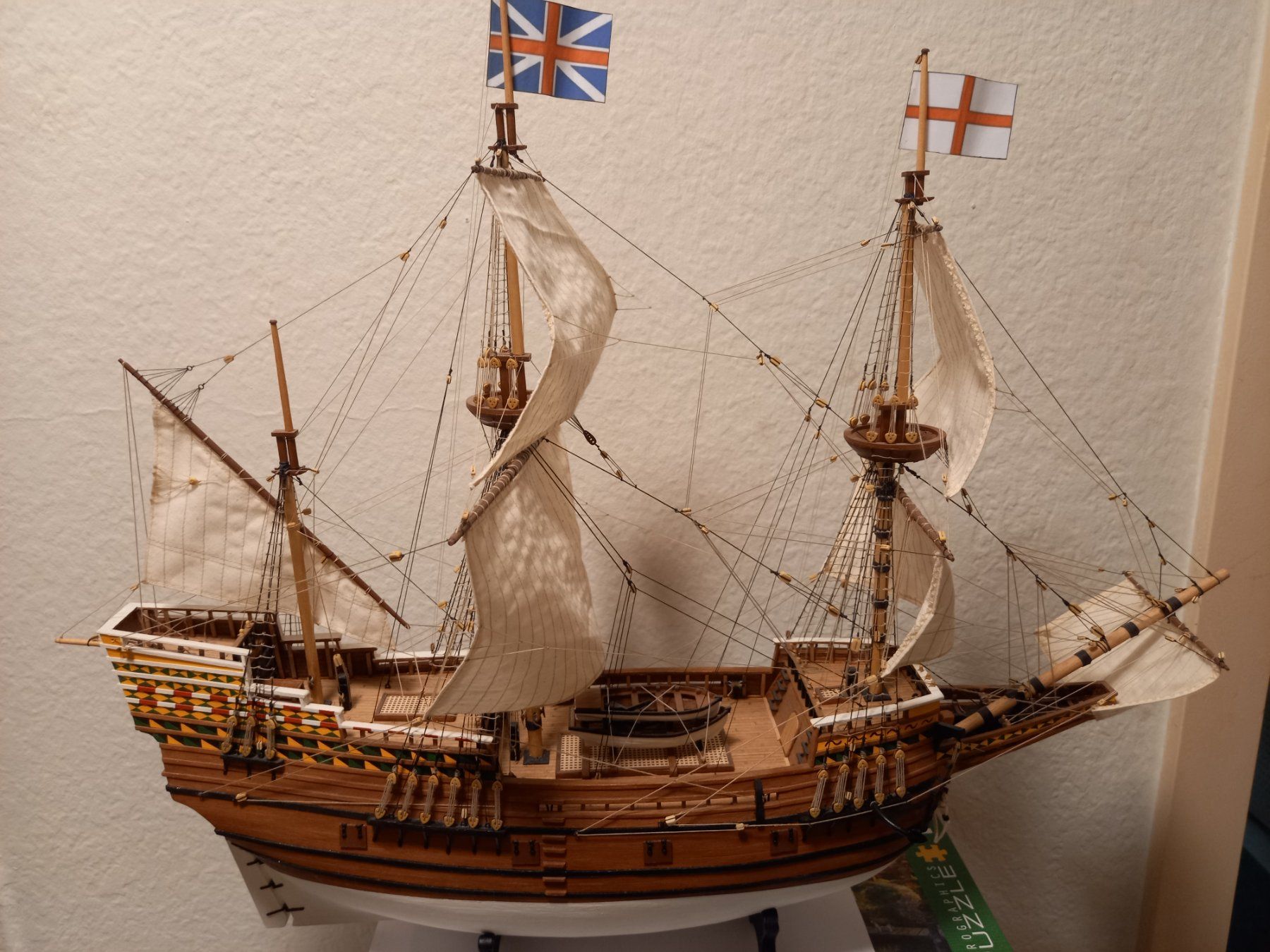 Kit di modellismo & Modellini statici: Holzschiff der Mayflower – Usato da Luzern venduto da titanic68 1