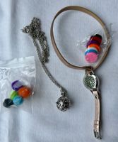 Duftkugen mit Kette und Duftarmband von Farfalla