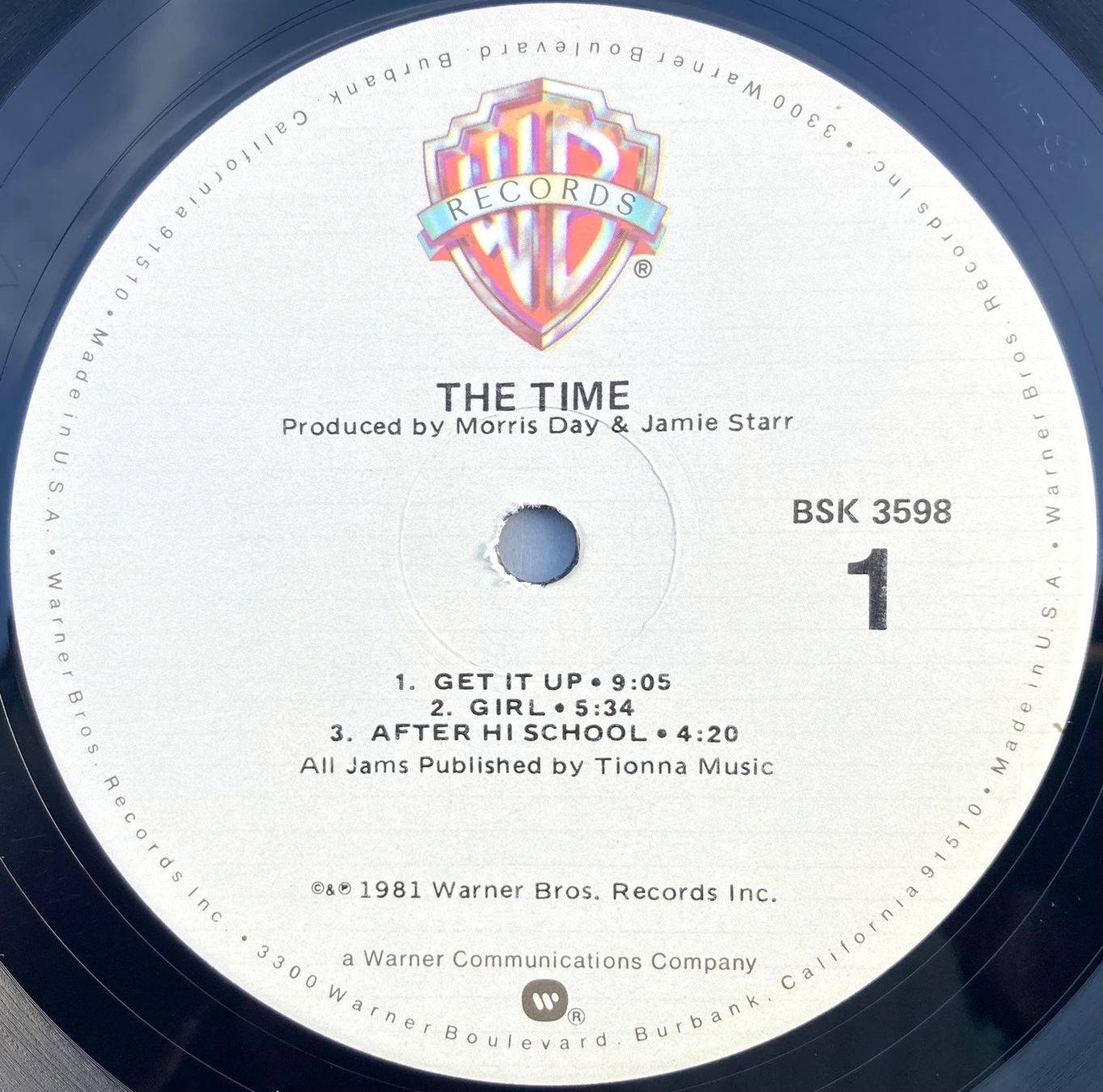 Dischi in vinile: THE TIME - THE TIME – Usato da Poliez-Pittet venduto da Newtown-Records 3