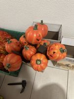 Halloween Kürbis-Gartenstecker mit Solar, neuwertig!
