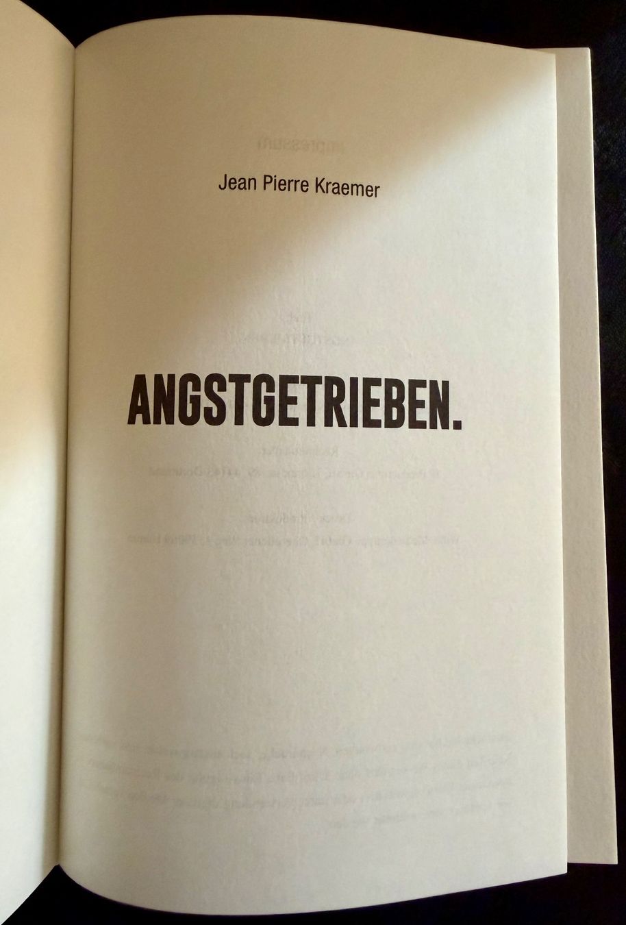 Bücher: JP Angstgetrieben – Neu (gemäss Beschreibung) aus Neuhausen von Gizmo1985